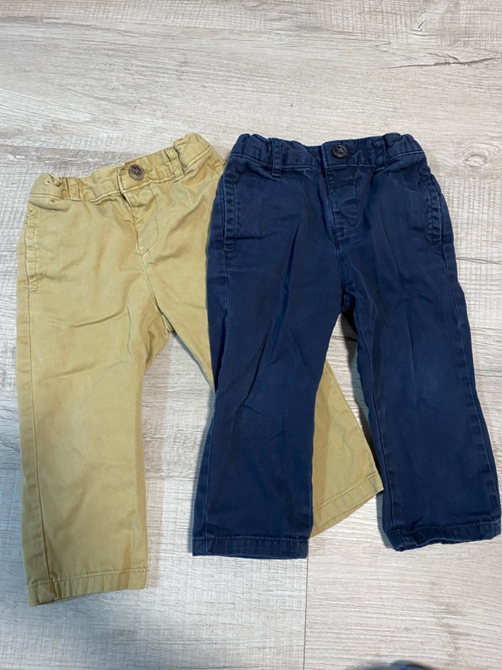 The Children's Place Boys' Navy & Tan Casual Chinos
